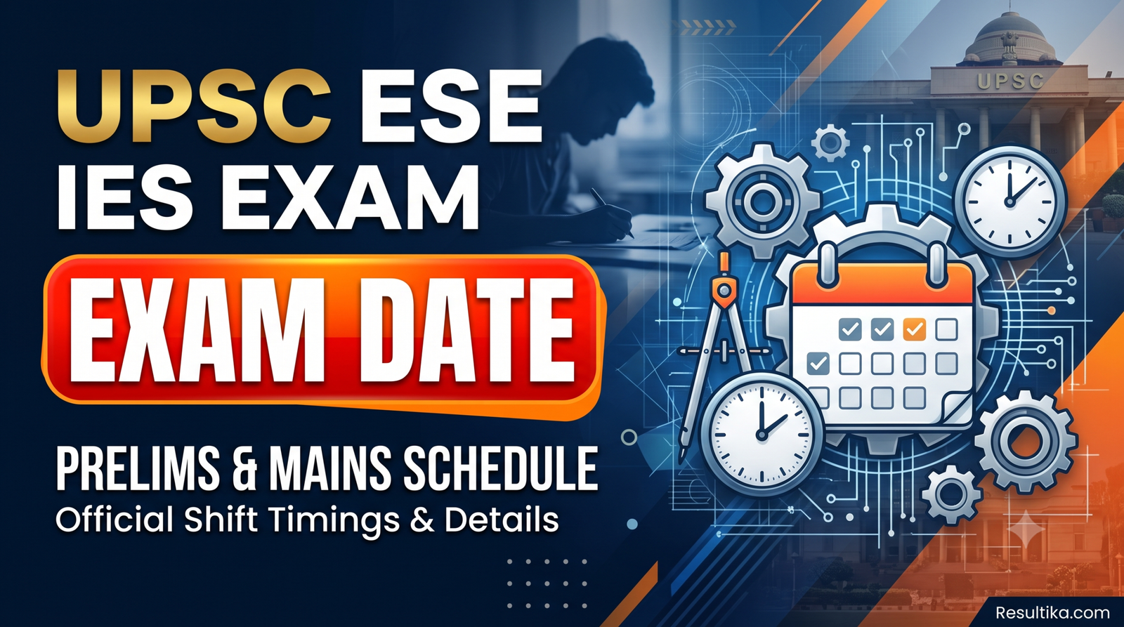 UPSC ESE Exam Date 2027